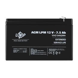 Акумулятор для ДБЖ LogicPower AGM LPM 12V  -  7.5 Ah (LP42057)