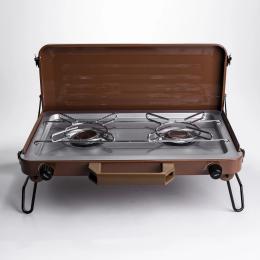 Газова плита туристична YiWu HP-DS3-5 Silver Brown 7000 Вт