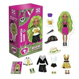 Настільна гра Vladi Toys VT3210-13 Магнітна одягалка Wow Surprize Співачка