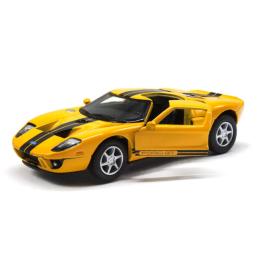 Колекційна модель Kinsmart Ford GT 2006 KT5092W Yellow інерційна, 1:36