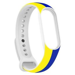 Ремінець для фітнес-браслету ArmorStandart New Style для Xiaomi Mi Band 7/6/5 Blue/Yellow (AR