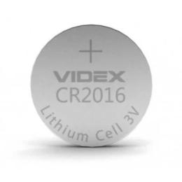 Батарейка Videx CR2016 литиевая, Videx, 5 шт, 3V, Blister