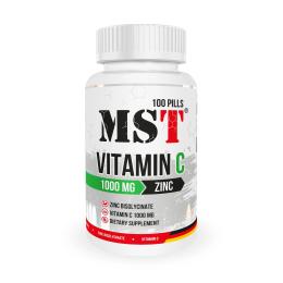Вітаміни та мінерали MST Vitamin C 1000 mg + Zinc (100 pills) (19025-01)