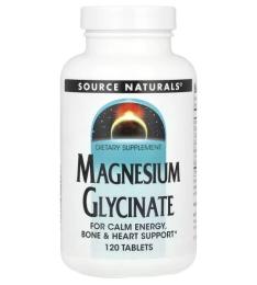 Вітаміни та мінерали Source Naturals Magnesium Glycinate - 120 tabs