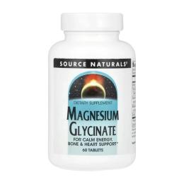 Вітаміни та мінерали Source Naturals Magnesium Glycinate - 60 tabs