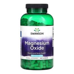 Вітаміни та мінерали Swanson Magnesium Oxide 200mg - 500 caps