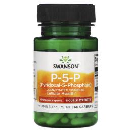 Вітаміни та мінерали Swanson P-5-P 40mg - 60caps