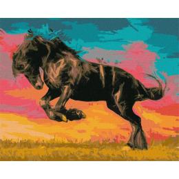 Картина за номерами Ідейка Великий мустанг 40х50 см