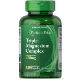 Вітаміни та мінерали Puritans Pride Triple Magnesium Complex 400mg - 120 caps