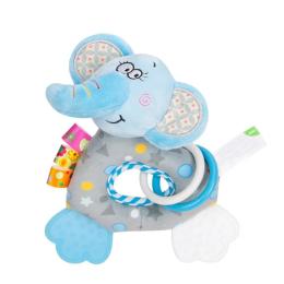 Брязкальце Bambi H168251-3B Слоник мякий з прорізувачем