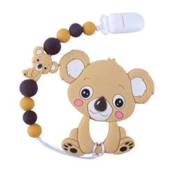 Прорізувач Bambi Коала Brown силіконові намисто 26 см