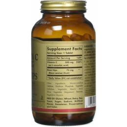 Вітаміни та мінерали Solgar Vitamin C 500mg with Rose Hips - 100 tabs