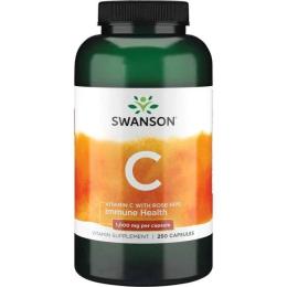 Вітаміни та мінерали Swanson Vitamin C with Rose Hips 1000 mg - 250 caps