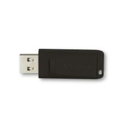 Флеш память Verbatim 64GB Slider (98698) Black