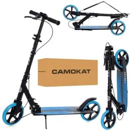 Самокат iTrike SR2-049-1 Black Blue дитячий складаний