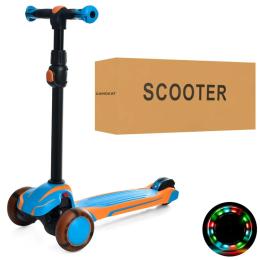 Самокат iTrike MAXI X1-BLY дитячий з підсвічуванням