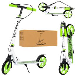 Самокат iTrike SR2-010-1 White Green дитячий складaний