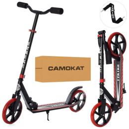 Самокат iTrike SR2-010-10-BR Black Red дитячий складаний