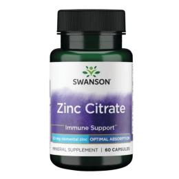 Вітаміни та мінерали Swanson Zinc Citrate 50mg - 60caps