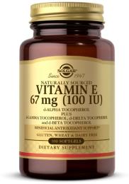Вітаміни та мінерали Solgar Vitamin E 67mg (100 IU) Mixed - 100 softgels