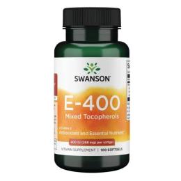Вітаміни та мінерали Swanson Vitamin E Mixed Tocopherols 400 IU - 100sgels