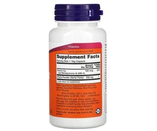 Вітаміни та мінерали Now Foods Vitamin K-2 100mcg - 100 vcaps