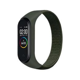 Ремінець для фітнес-браслету BeCover Nylon Style для Xiaomi Mi Smart Band 7 Khaki (707661)