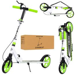 Самокат iTrike SR2-049-1 White Green дитячий складaний