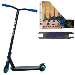 Самокат iTrike SR2-068-3 Black Blue трюковий двоколісний