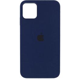 Чохол-накладка EpiK Silicone Case Full Protective (AA) для Apple iPhone 13 (6.1) Deep Navy