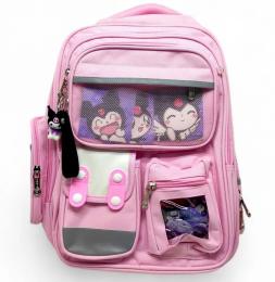 Рюкзак Mic C72850 Pink Sanrio/Санріо. Kuromi/Куромі