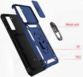 Чохол-накладка BeCover Military для Samsung Galaxy A23 SM-A235 Black (BC_707373)