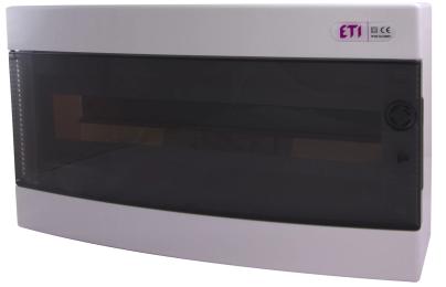 Пластиковий щит ETI зовн. розподільчий ECT 18PT (18мод.проз.двері)