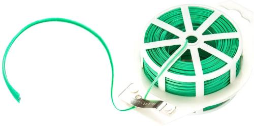 Підвязувальний дріт VERTO 15G530 Green ПВХ-оболонка, з обрізачем, 1.5мм х 50м