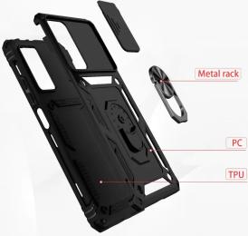 Чохол-накладка BeCover Military для Xiaomi Redmi Note 11/Note 11S Black (BC_707413)