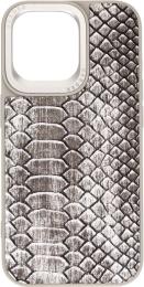 Чохол-накладка Harder Lizard для Apple iPhone 15 Pro Max Gray (ARM76876)