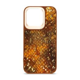 Чохол-накладка Harder Nagas для Apple iPhone 15 Pro Brown (ARM76740)