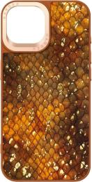 Чохол-накладка Harder Nagas для Apple iPhone 15 Brown (ARM76735)