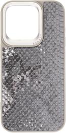 Чохол-накладка Harder Snake Pattern для Apple iPhone 14 Pro Gray Silver (ARM76810)