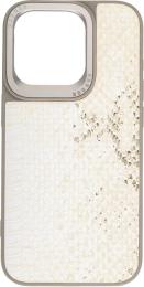 Чохол-накладка Harder Snake Pattern для Apple iPhone 14 Pro Cream White (ARM76807)