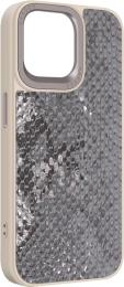 Чохол-накладка Harder Snake Pattern для Apple iPhone 14 Pro Max Gray Silver (ARM76816)