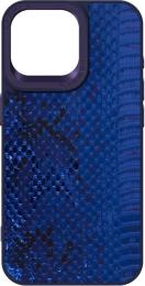 Чохол-накладка Harder Snake Pattern для Apple iPhone 15 Pro Max Mystic Blue (ARM76802)