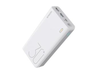 Зовнішній портативний акумулятор Romoss Sense8 + 30000mAh White 18W (PHP30-401-02)