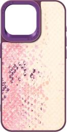 Чохол-накладка Harder Snake Pattern для Apple iPhone 15 Pro Max Pink (ARM76803)
