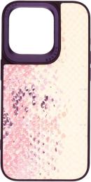 Чохол-накладка Harder Snake Pattern для Apple iPhone 15 Pro Pink (ARM76797)