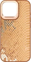 Чохол-накладка Harder Snake Pattern для Apple iPhone 15 Pro Max Beige (ARM76800)