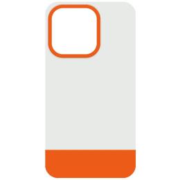 Чохол-накладка EpiK TPU + PC Bichromatic для Apple iPhone 13 Pro (6.1) Orange White