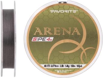 Рибальській шнур Favorite Arena PE 4x 16931088 Silver Gray
