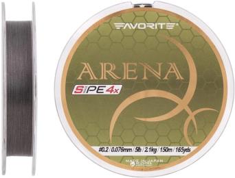 Рибальській шнур Favorite Arena PE 4x 16931089 Silver Gray