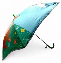 Парасолька Mic C68654 Green світовідбиваючі смужки, свисток; висота - 66 см, діаметр купола - 77 см